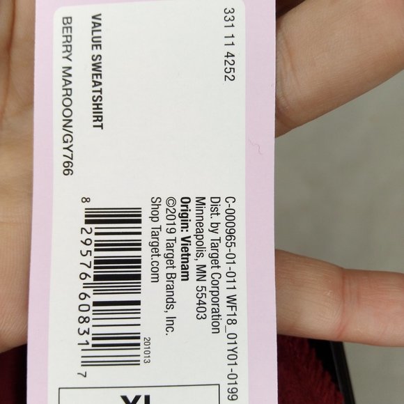 WOMENS CREW NECK SWEATSHIRT, NWT - Picture 4 of 6